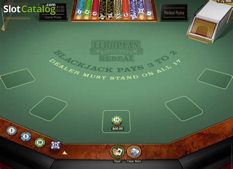European Blackjack Redeal Gold .